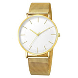 Luxury Watch Men Mesh Ultra-thin Stainless Steel Black Bracelet Wristwatches Male